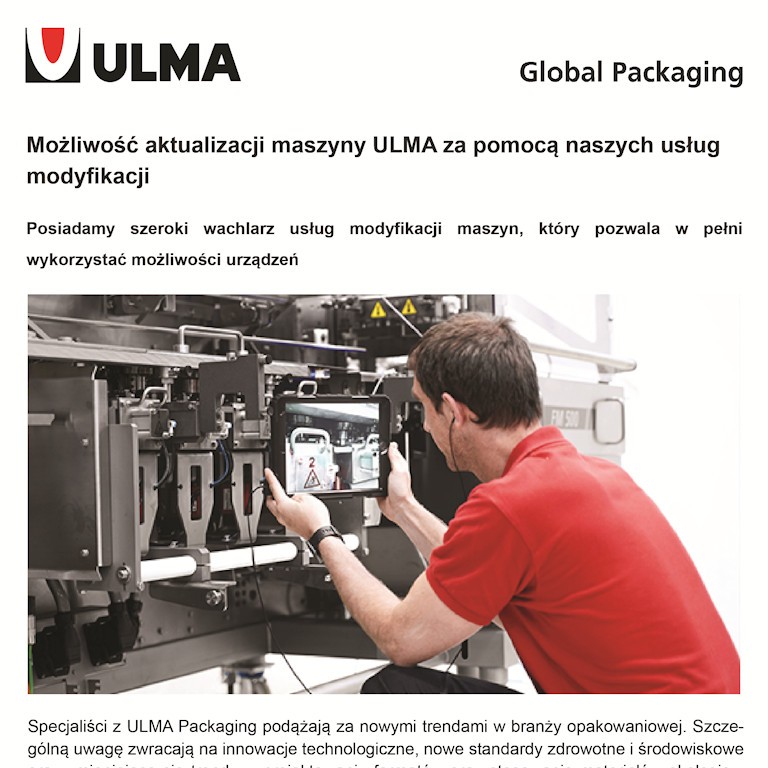 Usługi Modyfikacji Maszyn ULMA 01