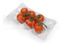 Pomidor, papryka i bakłażan pakowany na poziomej maszynie pakującej (HFFS).